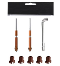 2PCS K1C Nozzle 0.4mm, for K1C, K1 Max, K1 SE, Ender 3 V3, Ender 3 V3 Plus, with