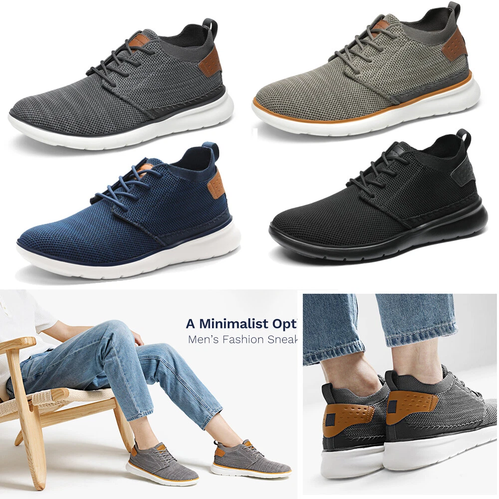 Men's Fashion Sneakers Casual Oxfords Lightweight Breathable Walking Shoes
Opens in a new window or 