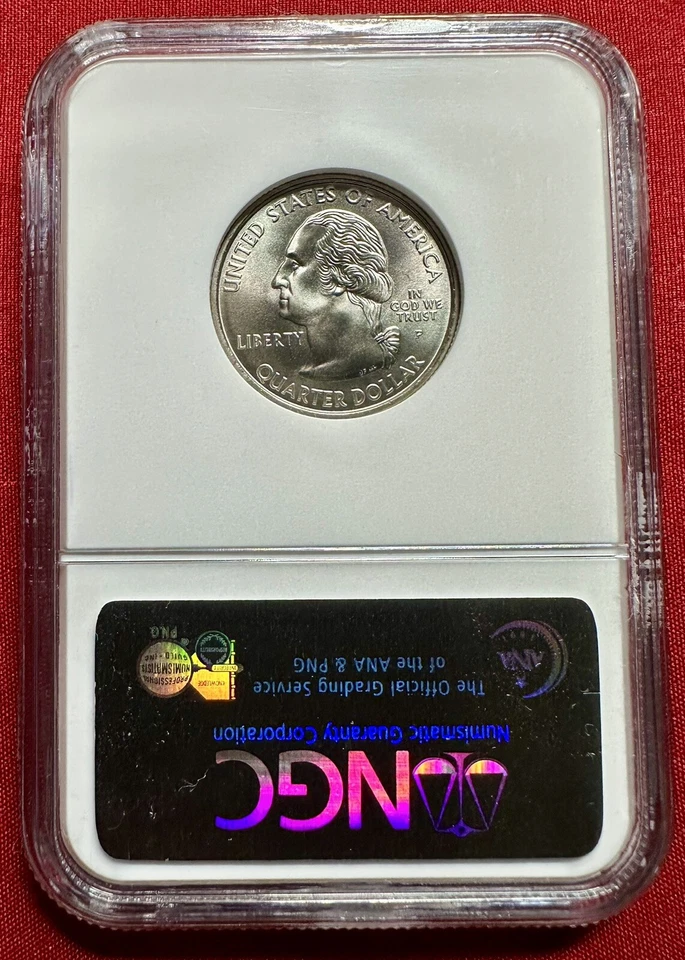 2005 P SMS 25 Cent California Quarter MS 69 NGC Certified - Image 2 of 2