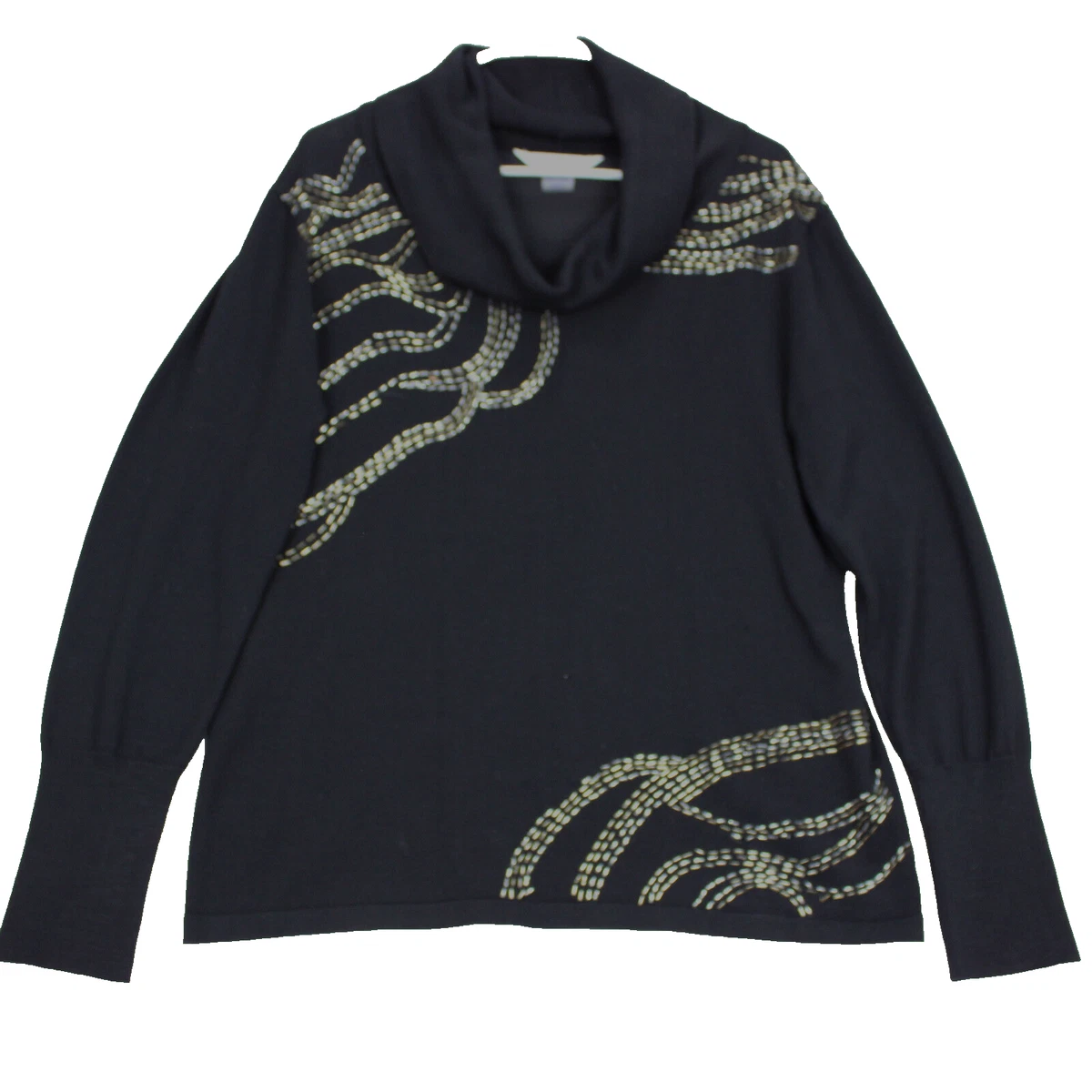 Pull Femme Peter Nygard - Taille Small, Bleu Marine, 28% Lin - Neuf Avec étiquette