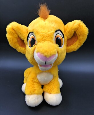 Disney Park Authentic Small Simba 9 Zoll Plüschtier orange gelb König der Löwen Tröster Spielzeug