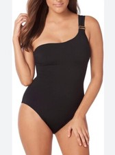 Amoressa By Miraclesuit Women  s Swimwear Eclipse Gemini One Piece Swimsuit Sz 6