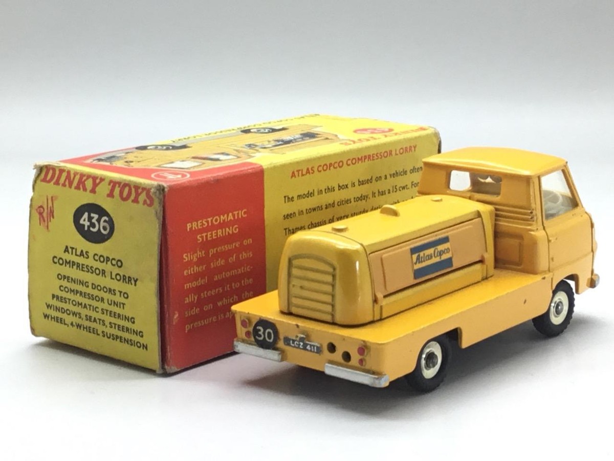 DINKY TOYS ATLAS COPCO COMPRESSOR LORRY 436 EXCELLENT BOXED