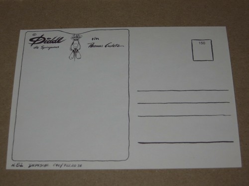 Diddl Postkarte mit SCHREIBRAHMEN und Briefmarkenfeld rießen Rarität A & B Karte - Picture 27 of 73