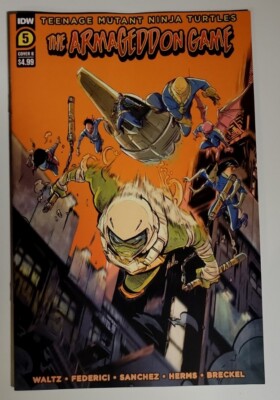 Teenage Mutant Ninja Turtles The Armageddon Game #5 02/2023 NM/NM- Variant B IDW
