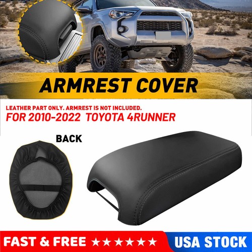 Toyota 4Runner 2014-2024 Center Console Armrest Lid Cover Black Used O