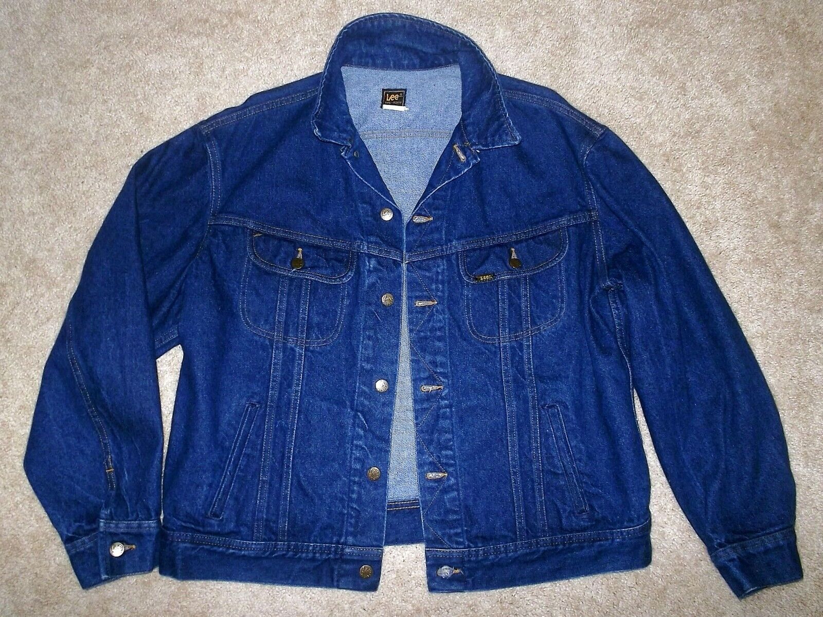 VTG 80s-90s LEE Riders 101-J Blue DENIM Jean JACK… - image 1