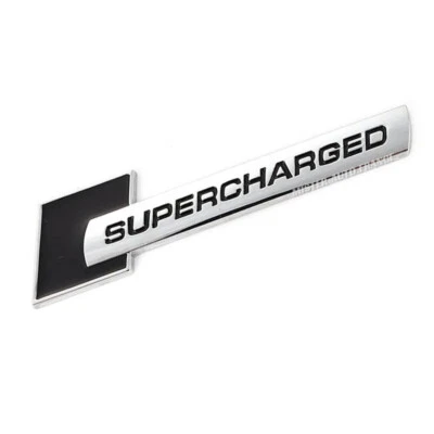 EMBLEME SUPERCHARGED 3D METAL ✩AUTOCOLLANT COMPATIBLE AUDI A3 S3 RS3 A4 S4 RS4