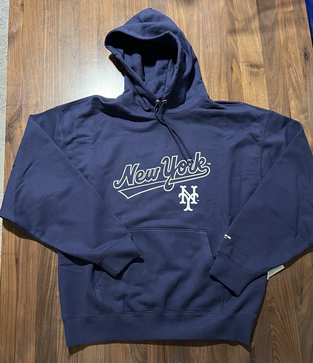 Aime Leon Dore ALD New York Mets Logo Hoodie Navy Sweatshirt 