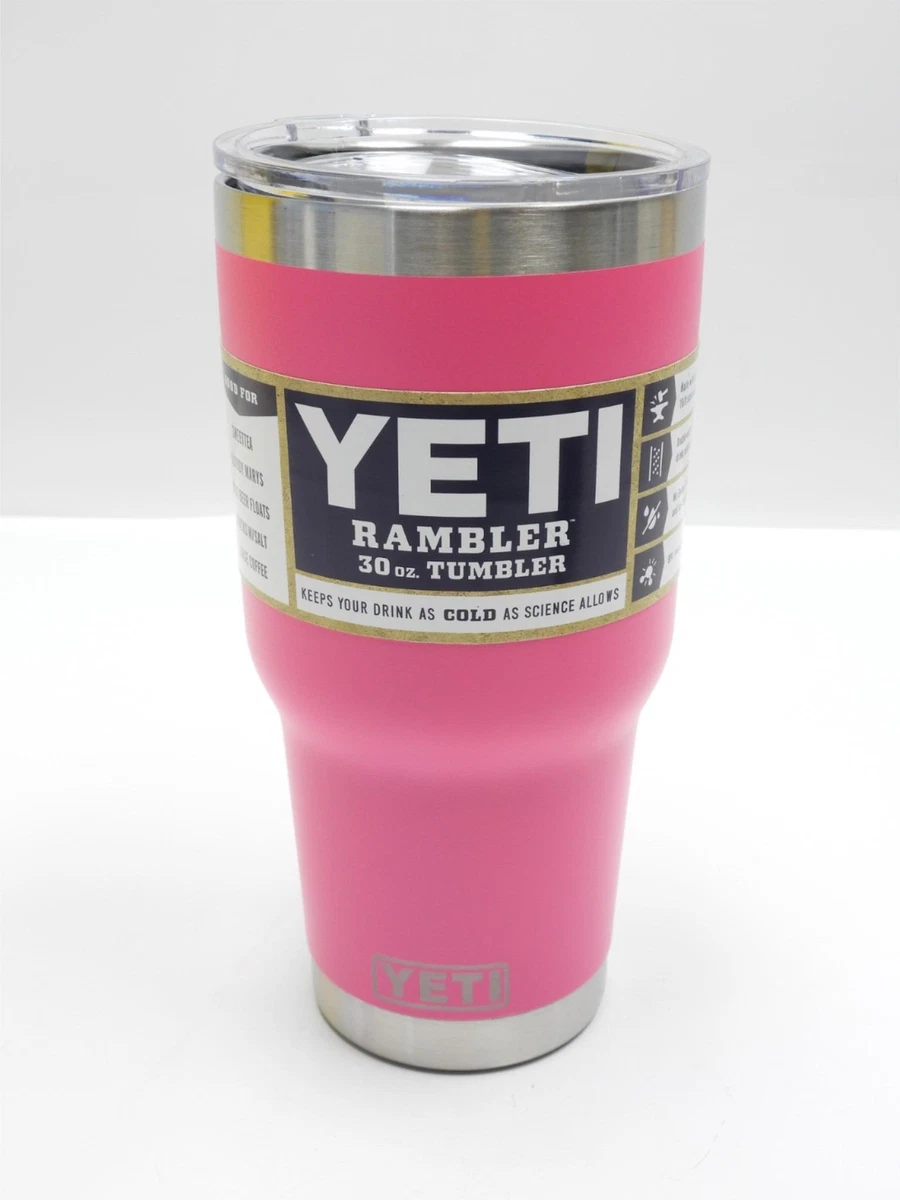 NEW Yeti Rambler 30 oz Tumbler Hot Pink Stainless Steel with Lid