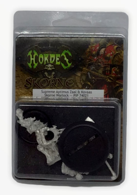 Hordes Skorne Supreme Aptimus Zaal Kovass Warlock Miniature Models PIP 74021 NEW