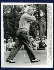 1966 ORIGINAL VINTAGE WIRE PHOTO OF A YOUNG JACK NICKLAUS ! Citus Open !  🔥