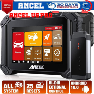 ANCEL V6 PRO Bidirectional Scan Tool Automotive OBD2 Diagnostic K-ey Programming