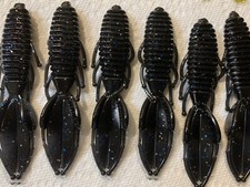 15ct 4.25" Soft Plastic Beaver Tail Baits-Bass Fishing Jig Trailer Creature Lure