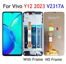 For Vivo Y12 2023 V2317A LCD Display Touch Screen Digitizer Panel Assembly Black