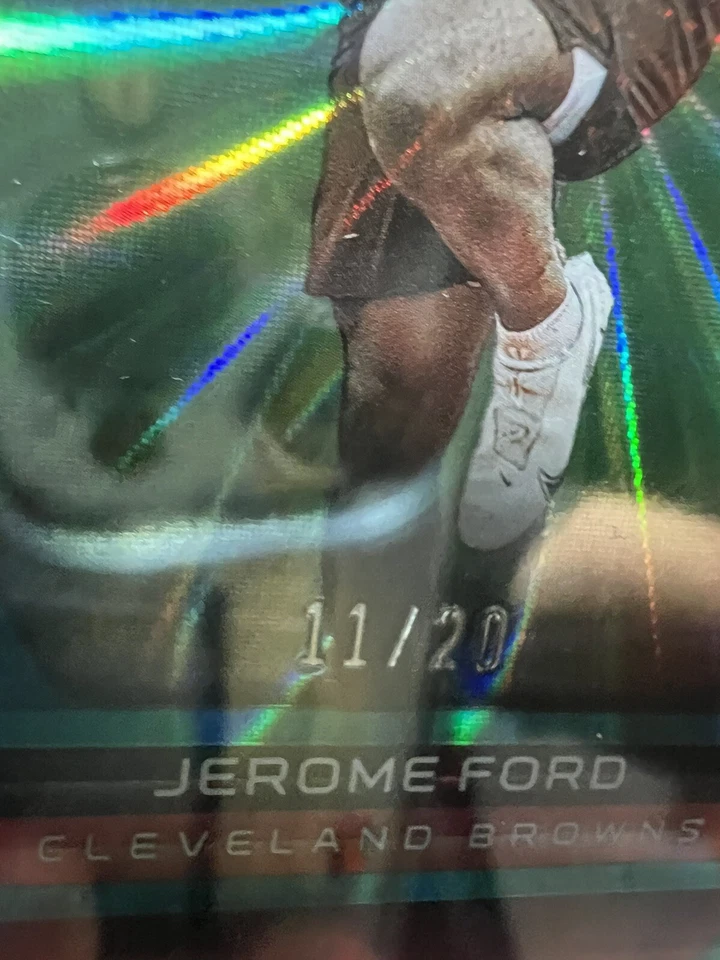 2022 PANINI CERTIFIED JEROME FORD PSA 10 MIRROR TEAL FOTL /20 BROWNS - Image 3 of 3