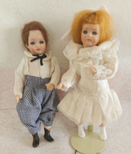 1980 Doll Artist 6" SFBJ Reproduction Pouty Doll Pair