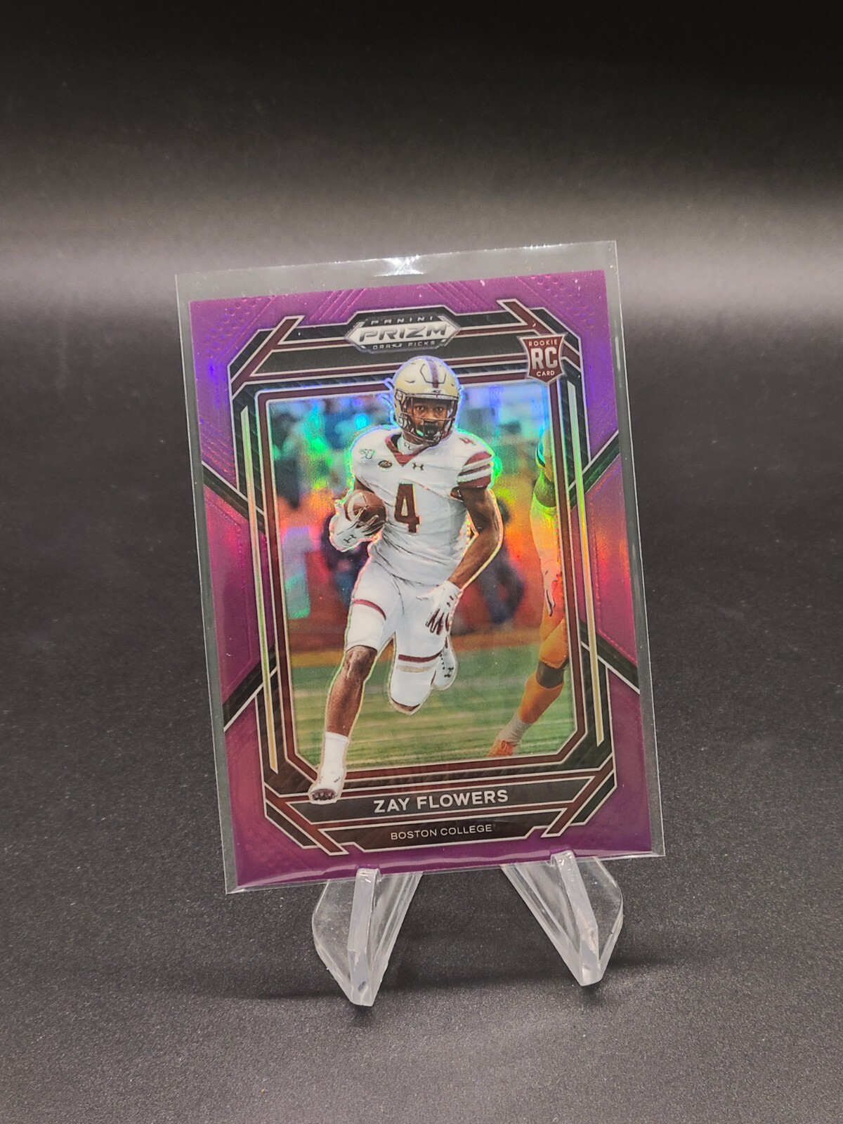 2023 Prizm Draft Picks Prizms Purple /75 Zay Flowers #143