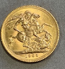 1965, (Full) Sovereign, Great Britain, Elizabeth II, Gold Coin