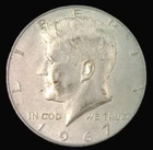 1967 50C Kennedy Half Dollar