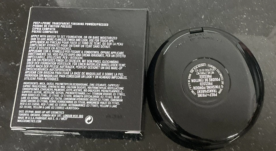 Mac Prep + Prime Transparent Finishing Powder, pressed powder, 0.22 OZ NEW - Image 4 of 4