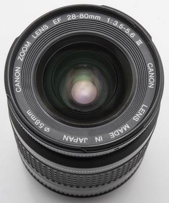 Canon Zoom Lens EF USM Ultrasonic 28-80mm 28-80 mm 1:3.5-5.6 3.5-5.6 III 