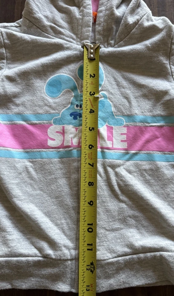 Sudadera con Capucha Blues Clues Niños Niñas Niños Jóvenes Orejas Nickelodeon Dibujos Animados Nick Jr Show Foto 2 de 4