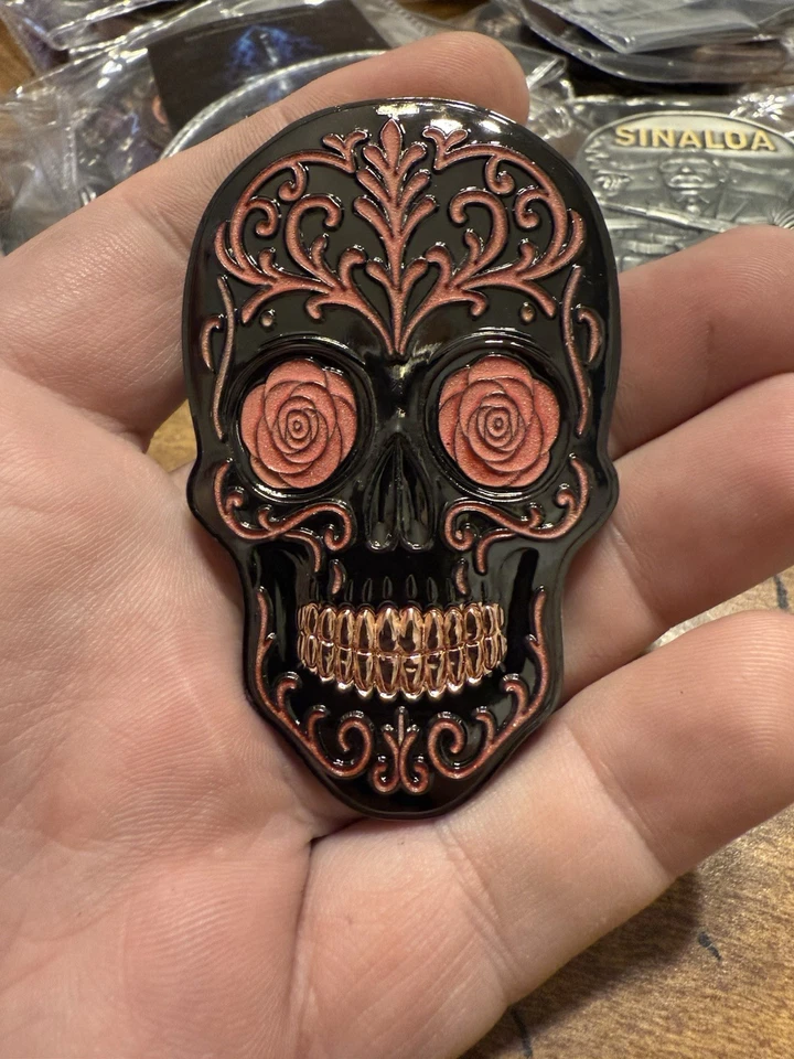 "Moneda Desafío Cartel de Sinaloa moneda de 3"" brilla en la oscuridad".  Foto 2 de 4