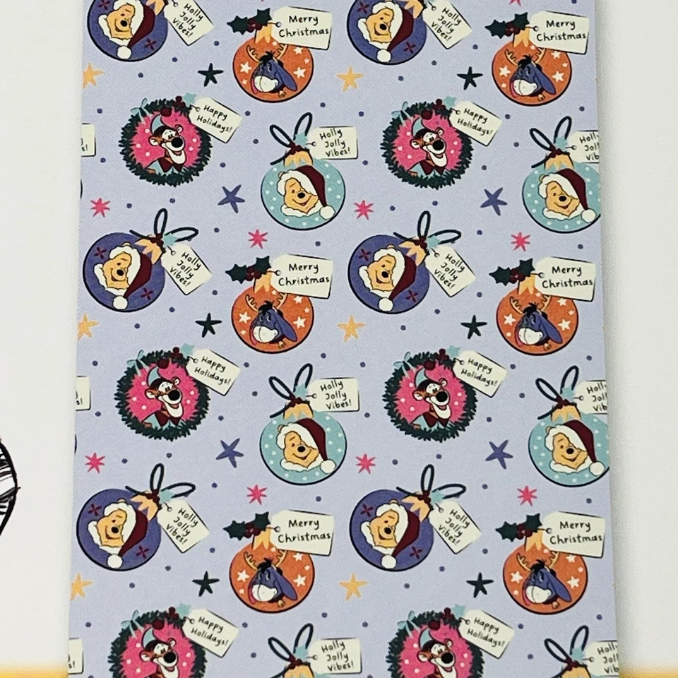 Disney Winnie The Pooh 50"x70" Throw Blanket Christmas Eeyore Tigger Holidays - Image 2 of 4