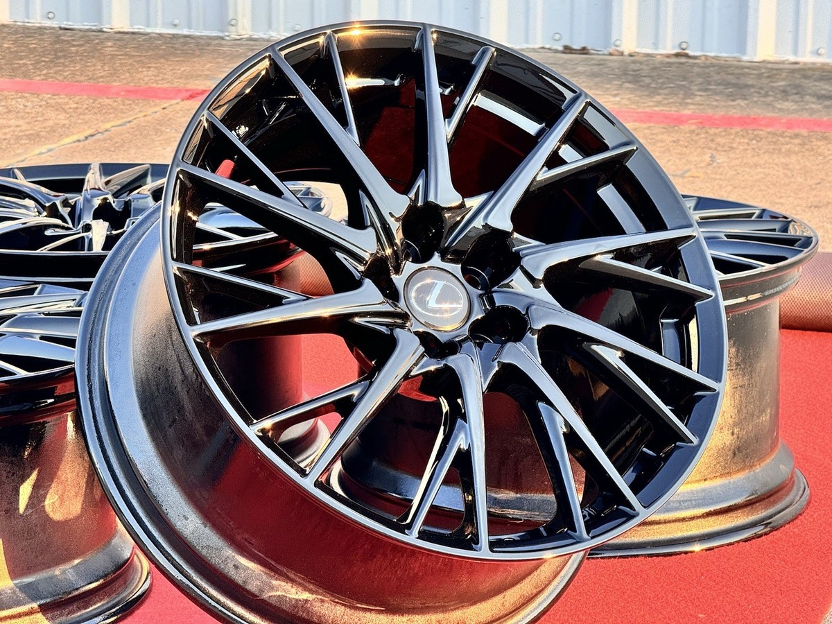OEM 19” Lexus RC F RC-F 2015-2023 Forged Black Rims Wheels RCF BBS