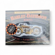 Harley Davidson Two Deck Playing Cards 1997 Limited Edition Collectible. Seal