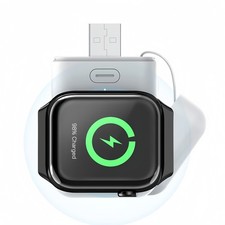 Magnetic Charger USB Rechargeable For Apple Watch SE/6/5/4/3/2/1 iPhone 11/8/7/X