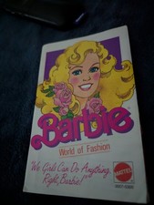 Vintage 1984 Mattel BARBIE WORLD OF FASHION BOOKLET