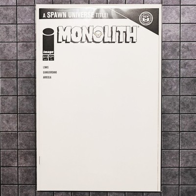Monolith #3 - 1st Print Blank Sketch Variant B - (Spawn, 2024) - UNREAD NM