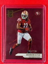 2024 Panini Donruss Elite Brandon Aiyuk #41 - Maroon /249