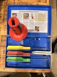 Gatco Edgemate Professional Knife Sharpening System Blue Case
