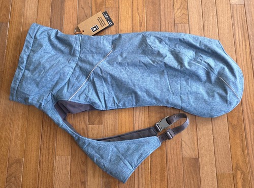 NWT Hurtta Expedition Parka Blue Insulated Thermal Dog Jacket Size 55 cm/22 in