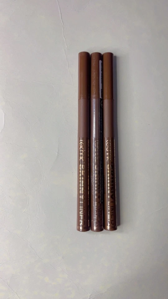 Technic Pack de 3 Lápices Delineadores de Ojos Marrón - Duradero y A Prueba de Manchas - Foto 2 de 4