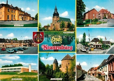 Kranenburg Niederrhein Bahnhof Wallfahrtskirche Gemeindeverwaltung Markt Grenzue