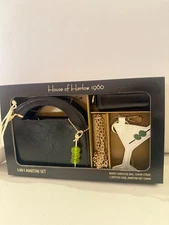 House of Harlow Nano Cardcase Bag Chain Strap Lipstick Case & Martini Keyring