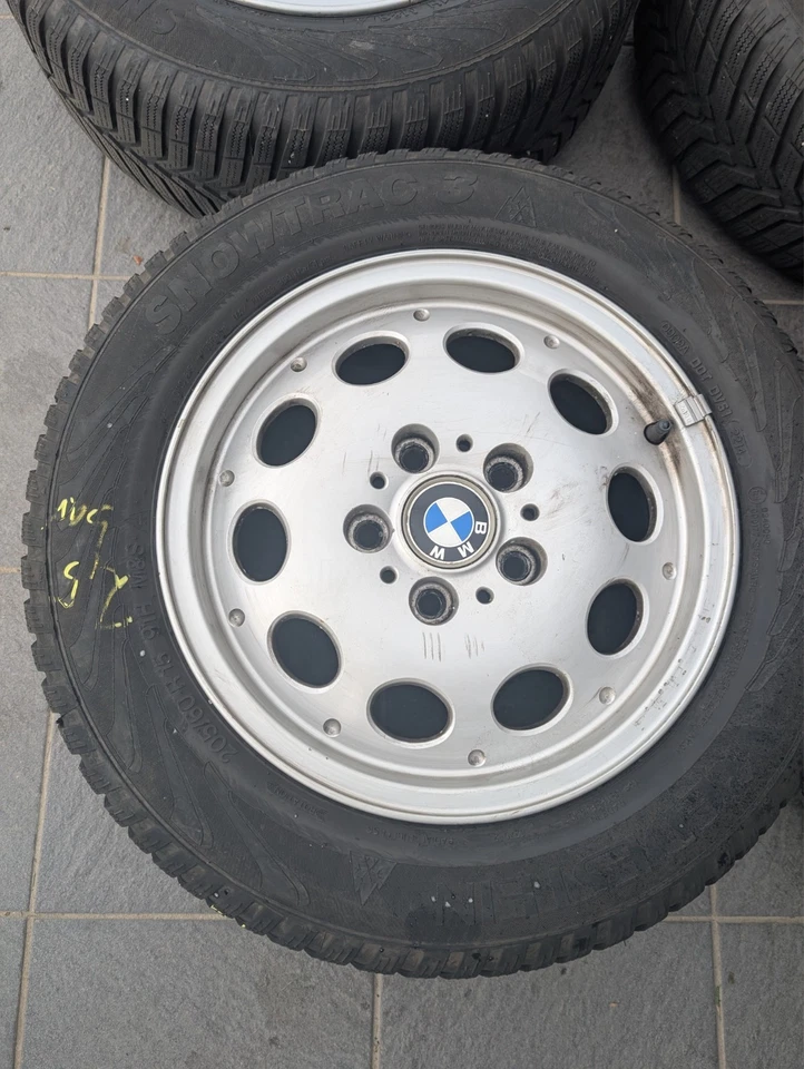 Orig. Winterradsatz BMW Z3 Alufelgenradsatz 205/60R15 91H BMW1092 7Jx15H ET47 - Bild 3 von 4