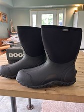 Bogs Classic Ultra Boots Mid Size 11 Black