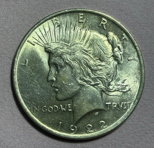 1922  PEACE - BU, PHILADELPHIA MINTED, BEAUTIFUL LOOKING COIN ✅