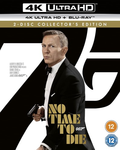 No Time To Die (James Bond) [4K Ultra-HD] [2021] [Blu-ray] [Region Free] 
