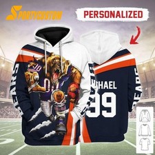 Personalized Chicago Football Bearss Team Hoodie Lightweight Unisex Adult S-5XL