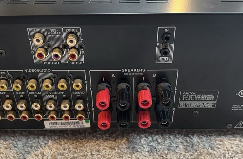 Onkyo TX-8050 Stereo Receiver Audio Video AM/FM W/ Remote Bundle Tested - Picture 10 of 18