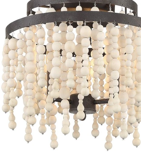 Crystorama Lighting Group POP-A5073 Poppy 3 Light 15"W Semi-Flush - Bronze - Picture 12 of 12