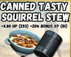 Fallout 76 PS4 PS5 Xp Buff Canned Tasty Squirrel Stew X100 (+20% XP For 1 Hour)