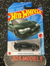 HONDA ACURA INTEGRA GSR GREEN Hot Wheels 1:64 **COMBINE POSTAGE**