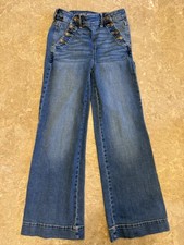 American Eagle high-rise wide-leg pants Sz 2 Short Super Stretch Vintage